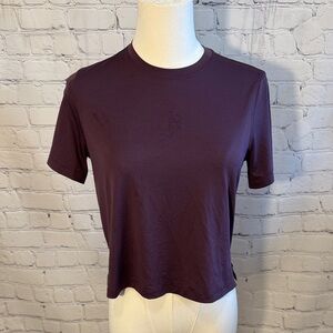 Lululemon Athletica Dark Purple Crop Top